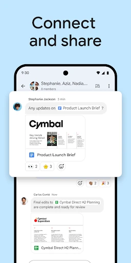 Google Chat screenshot