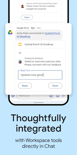 Google Chat screenshot