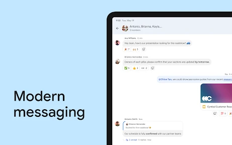 Google Chat screenshot