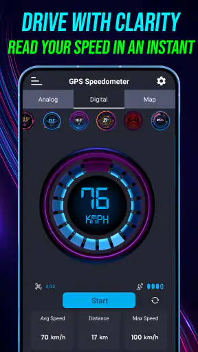 GPS عداد السرعة - تعقب السرعة screenshot