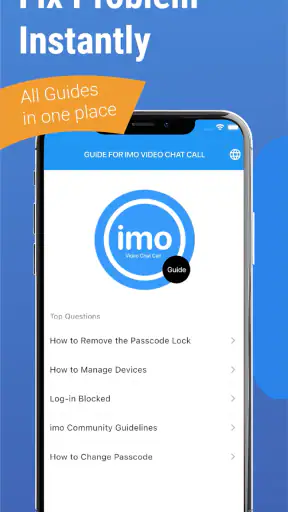 Guide for imo: دليل الفيديو screenshot