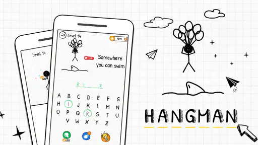 Hangman Words: 2 player games screenshot
