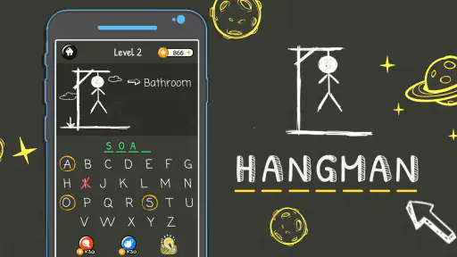 Hangman Words: 2 player games screenshot