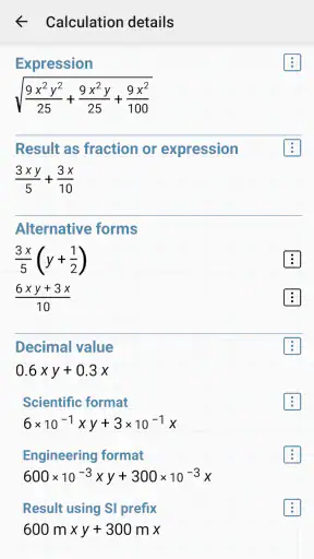 HiPER Scientific Calculator screenshot