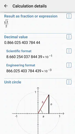 HiPER Scientific Calculator screenshot
