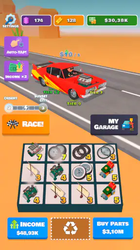 Idle Racer: لعبة سباق screenshot