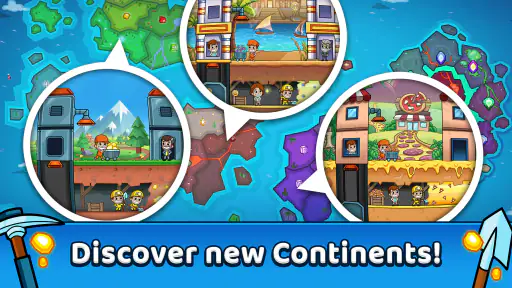 Idle Tycoon: عامل منجم الذهب screenshot