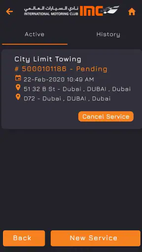 IMC Roadside Assistance screenshot