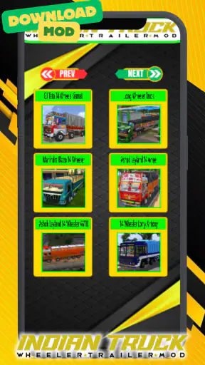 India Truk Wheeler Trailer Mod screenshot