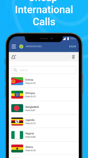 International Calling App Telz screenshot
