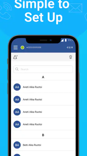 International Calling App Telz screenshot