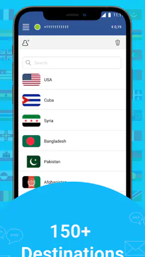 International Calling App Telz screenshot