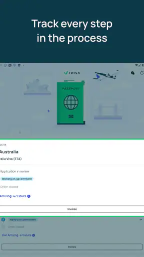 iVisa: ETA, eVisa, ESTA, Visa screenshot