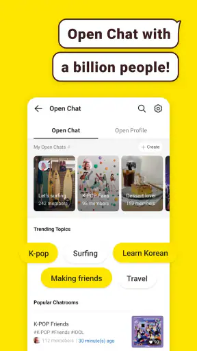 KakaoTalk: تطبيق التراسل screenshot