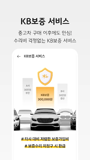 KB차차차 중고차매매, 내차팔기, 내차시세, 자동차금융 screenshot