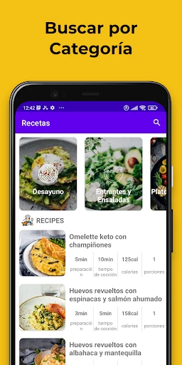 Keto recetas y dieta screenshot