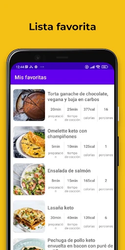 Keto recetas y dieta screenshot