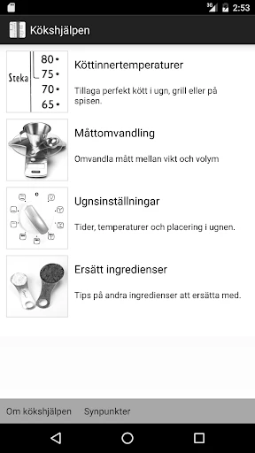 Kökshjälpen screenshot