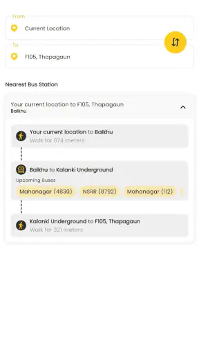 KTM Public Transport screenshot