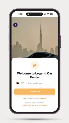 Legend Car Rental screenshot