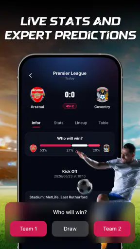 Live Football: Scores & Stats screenshot