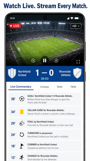 Live Football Streaming HD screenshot