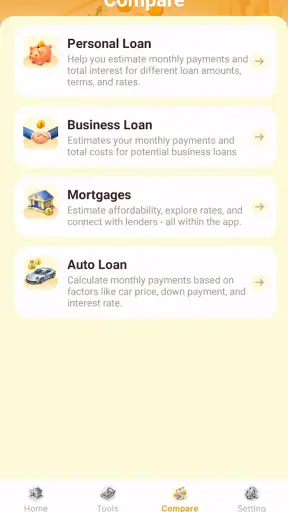 LoanWise Calculator screenshot