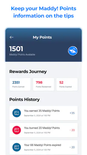 Maddy Rewards screenshot