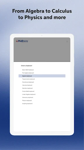 Mathway screenshot