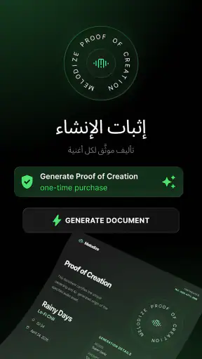 Melodize: مولد موسيقى و أغاني screenshot