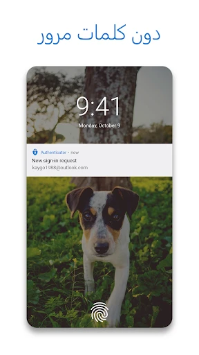Microsoft Authenticator screenshot