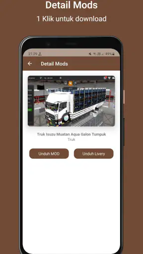 MOD Bussid Truck Basuri screenshot
