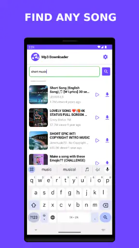 Mp3 تنزيل الموسيقى جميع ملفات screenshot