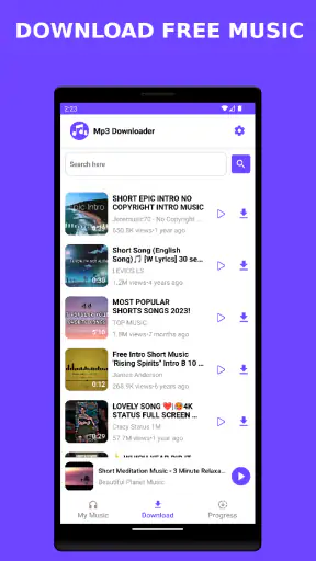 Mp3 تنزيل الموسيقى جميع ملفات screenshot