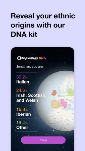 MyHeritage: شجرة العائلة & DNA screenshot