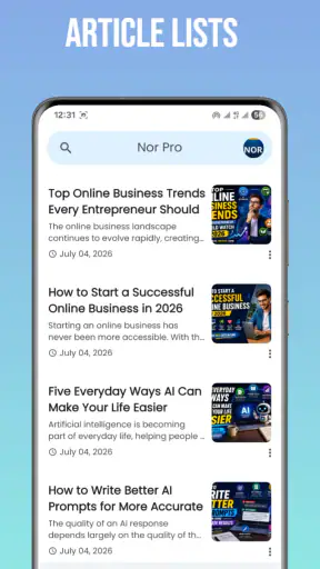 NorPro screenshot