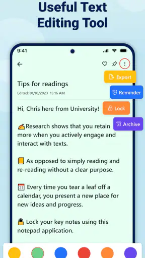 Notepad - ملحوظات دفتر برنامج screenshot