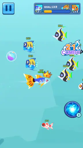 Ocean Club-Fish Fightx screenshot