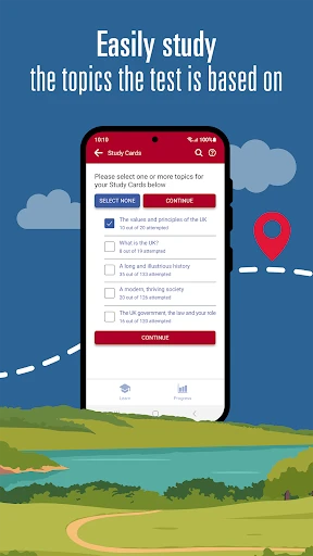 Official Life in the UK Test screenshot