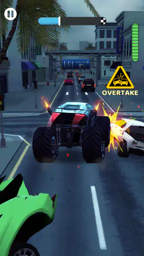 Overtake Rush 3D: لعبة سيارات screenshot