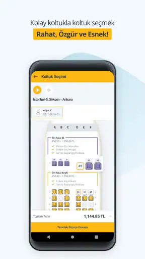 Pegasus Airlines screenshot