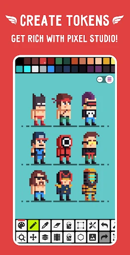 Pixel Studio PRO: editor screenshot