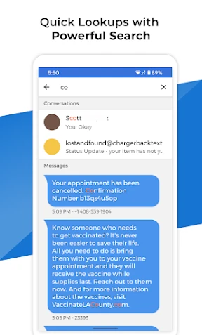 Pulse SMS (Phone/Tablet/Web) screenshot