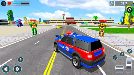 Robot Transform War Car Games screenshot