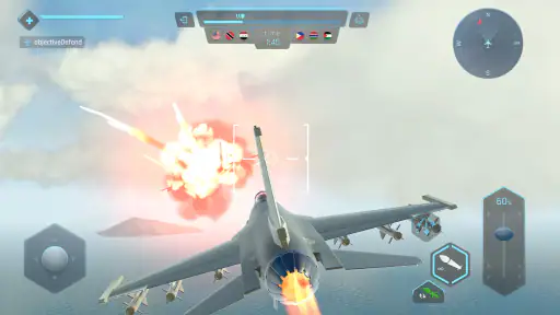 Sky Warriors:لعبة معارك طائرات screenshot