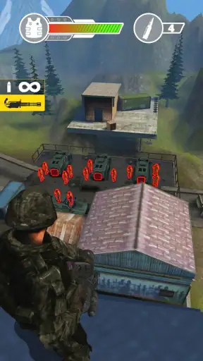 Sniper Area:  لعبة الجيش، screenshot