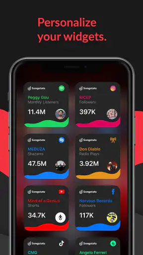 Songstats: Music Analytics screenshot