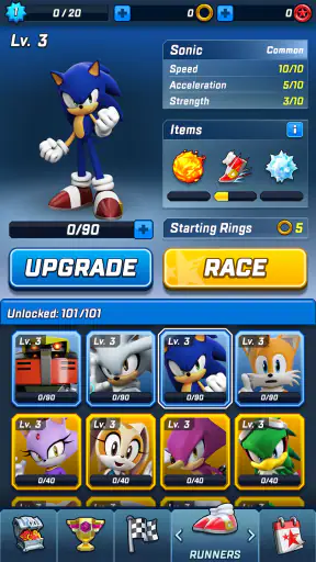 Sonic Forces -لعبة معارك الركض screenshot
