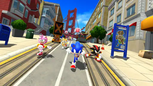 Sonic Forces -لعبة معارك الركض screenshot