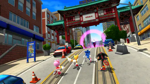 Sonic Forces -لعبة معارك الركض screenshot